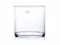 Váza CYLI válcovitá ruční výroba skleněná d15x15cm MOM 6ks
