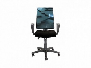 PROXIMA virtual kancelářská židle, černá