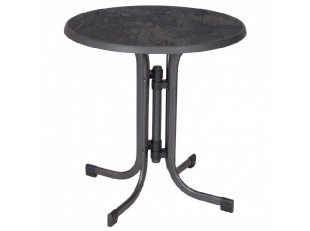 PIZARRA zahradní stůl kovový - o 70cm 