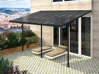 BRUCE H pergola - ŠEDÝ polykarbonát