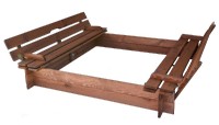 Pískoviště s lavičkami