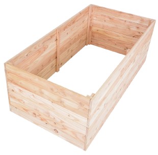 Záhon vyvýšený PREMIUM MODŘÍN 135x70x50cm dřevěný