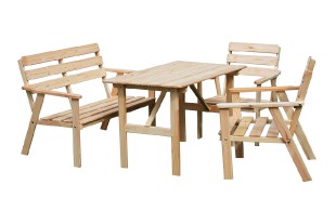 NORDIC zahradní set dřevěný