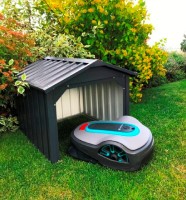 Garáž - domek pro robotické sekačky, 63 x 63 cm, antracit, DURAMAX 98171