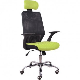 Kancelářská židle REYES, černá/zelená