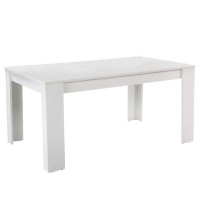 Jídelní stůl TOMY, 160x90 cm, bílá