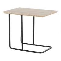 Příruční stolek, dub sonoma / černá, CAMERO