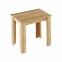 Jídelní stůl, dub sonoma, 86x60 cm, TARINIO