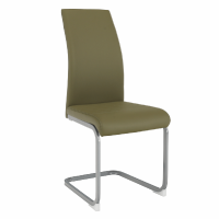 Jídelní židle, olivově zelená/šedá, NOBATA