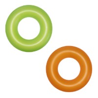 36024 Nafukovací kruh FROSTED NEON 76 cm oranžová