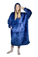 Televizní mikina s kapucí HOODIE, S-XXL modrá (š:88cm, v:112cm)-88112M