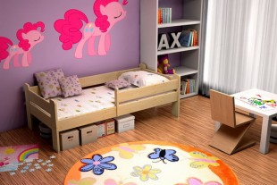 Dětská postel DP 012 + zásuvky