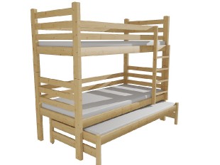 Patrová postel s výsuvnou přistýlkou M 008 NEW*