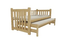 Dětská postel s výsuvnou přistýlkou DPV 002