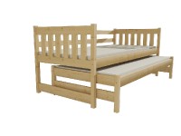 Dětská postel s výsuvnou přistýlkou DPV 006