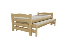 Dětská postel s výsuvnou přistýlkou DPV 009