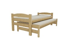 Dětská postel s výsuvnou přistýlkou DPV 010