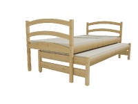 Dětská postel s výsuvnou přistýlkou DPV 016