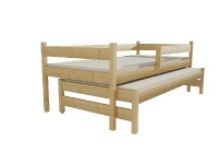 Dětská postel s výsuvnou přistýlkou DPV 017