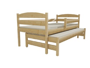 Dětská postel s výsuvnou přistýlkou DPV 018