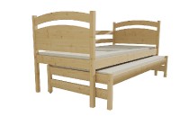 Dětská postel s výsuvnou přistýlkou DPV 019