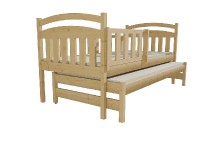 Dětská postel s výsuvnou přistýlkou DPV 020