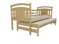 Dětská postel s výsuvnou přistýlkou DPV 022