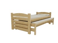 Dětská postel s výsuvnou přistýlkou DPV 026