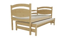 Dětská postel s výsuvnou přistýlkou DPV 028