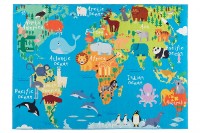 Dětský koberec Torino Kids 233 world map