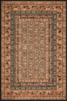 Perský kusový koberec Osta Kashqai 4301/500 hnědý Pazyryk Osta