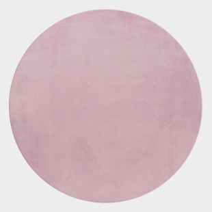 Kusový koberec kruh Pouffy 5100 rose