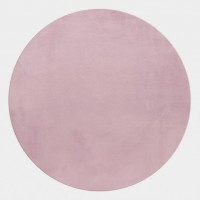 Kusový koberec kruh Pouffy 5100 rose