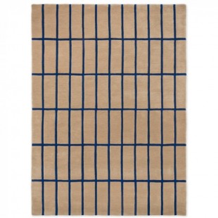 Designový vlněný koberec Marimekko Tiliskivi béžovo modrý 132908 Brink & Campman