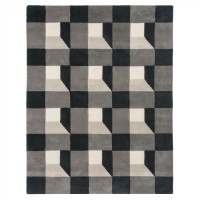 Vlněný kusový koberec Harlequin Blocks slate 141904 Brink & Campman