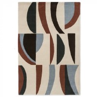 Barevný vlněný koberec Harlequin Torillo cornflower - walnut 143905 Brink & Campman